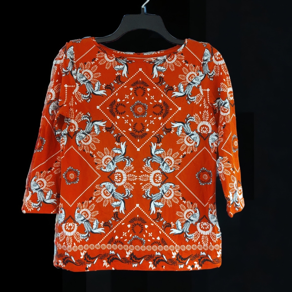 EUC Talbots 3/4 Sleeve Top Size Small Petite